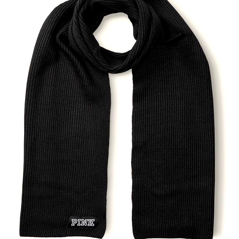 NWT PINK Victoria’s Secret Knit Rib Scarf